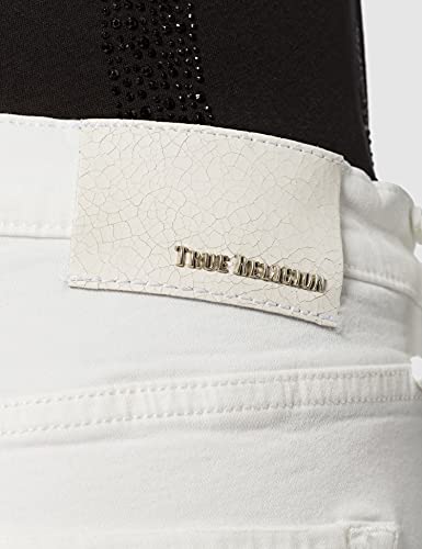 True Religion Liv Boyfriend White Denim Jeans, 1800, 24 para Mujer