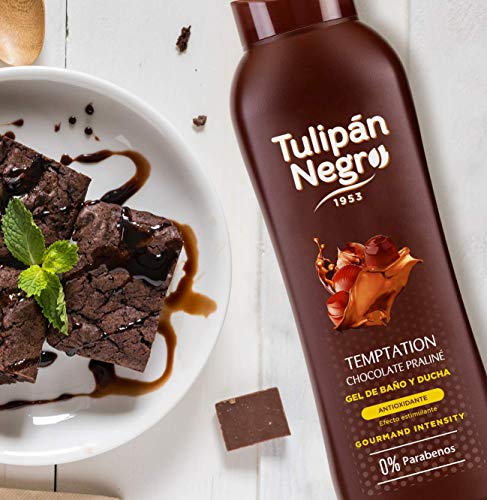 Tulipán Negro Gel de Baño Chocolate 720 Ml, Marrón