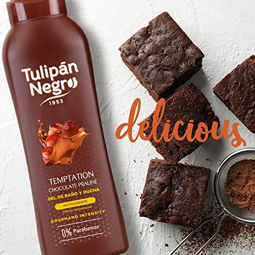 Tulipán Negro Gel de Baño Chocolate 720 Ml, Marrón