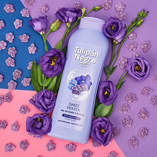 Tulipán Negro - Gel De Baño Sweet Violeta, 720 ml, 1 unidad