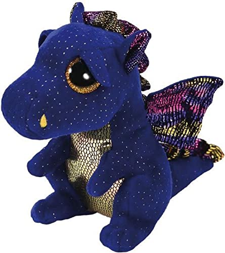 TY- Beanie Boo's Saffire, dragón, Color azul, 23 cm (United Labels Ibérica 37260TY) , color/modelo surtido