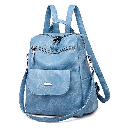 UBaymax Mochilas Mujer de Cuero PU,Mochila Casual de Moda,Bolso Mochila Monedero de Sintético,Bolsa de Hombro Escuela Viaje Compras Señoras,Moda Regalo para para Mujer,Gran Capacidad