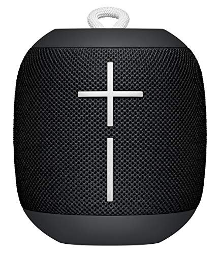 Ultimate Ears Wonderboom Altavoz Portátil Inalámbrico Bluetooth, Sonido Envolvente de 360°, Impermeable, Conexión de 2 Altavoces para Sonido Potente, Batería de 10 h, color Negro