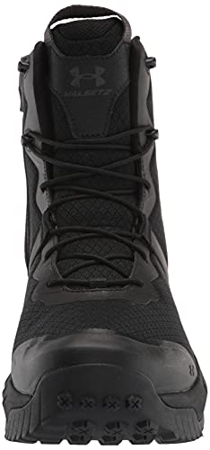 Under Armour UA Micro G Valsetz Zip, Bota táctica y Militar Hombre, Black/Black/Jet Gray, 44 EU