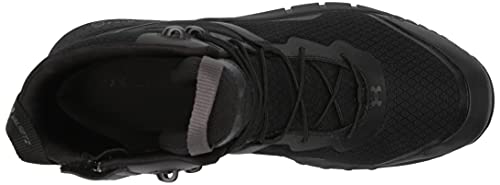 Under Armour UA Micro G Valsetz Zip, Bota táctica y Militar Hombre, Black/Black/Jet Gray, 44 EU