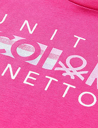 United Colors of Benetton Camiseta M/L 3i9wc151q, Pink Peacock 2l3, 98 cm niños y niñas