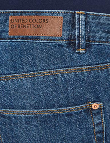 United Colors of Benetton (Z6ERJ) Bermuda Pantalones Cortos, Solid Blue 921, 28 para Hombre