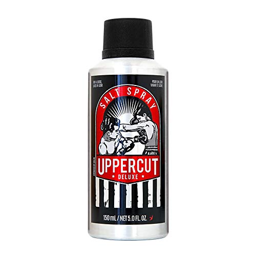 Uppercut Deluxe Hair Salt Spray For Men Pre Hair Styling Primer Spray With A Light Hold And Natural Finish Suitable For All Hair Types - Citrus and Wood Fragrance 150ml