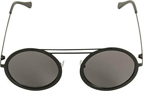 Urban Classics 104 Chain Sunglasses Gafas de Sol, Negro (Black/Black), Talla única Unisex Adulto