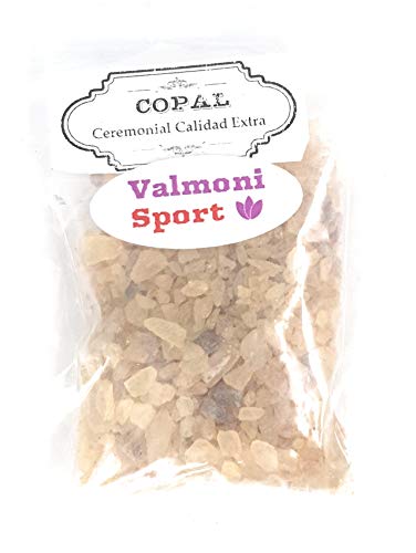 Valmoni Sport Incienso Copal en Grano 30-40 gr Iglesia Resina del Árbol Protium 100% Natural