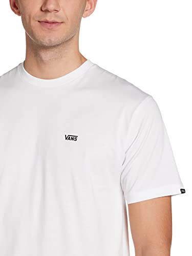 Vans Herren Left Chest Logo Tee T-Shirt, Weiß (White Black Yb), Medium