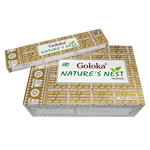 Varillas de incienso Goloka Nature's Nest 180g aroma fragancia ambientador