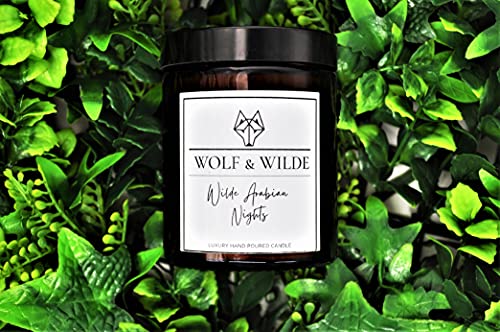 Vela perfumada Wilde Arabian Nights de 180 ml. Vela perfumada hecha a mano de lujo de Wolf & Wilde