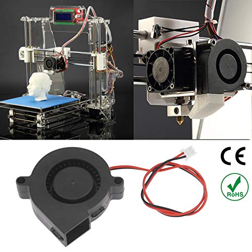 Ventilador de refrigeración radial para impresora 3D, aromaterapia, 50 x 15 mm (12 V 7000 RPM)