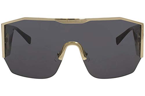 Versace 0VE2220 Gafas, Gold/Dark Grey, 41/14/125 para Hombre