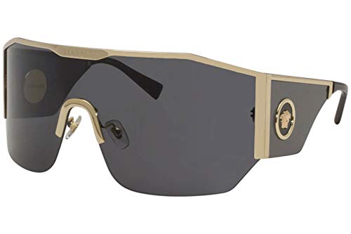 Versace 0VE2220 Gafas, Gold/Dark Grey, 41/14/125 para Hombre