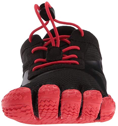 Vibram Fivefingers KSO EVO, Zapatillas de Deporte Hombre, Negro (Black/Red Black/Red), 45 EU