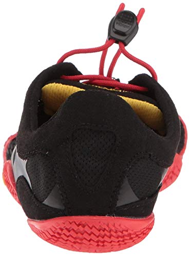 Vibram Fivefingers KSO EVO, Zapatillas de Deporte Hombre, Negro (Black/Red Black/Red), 45 EU