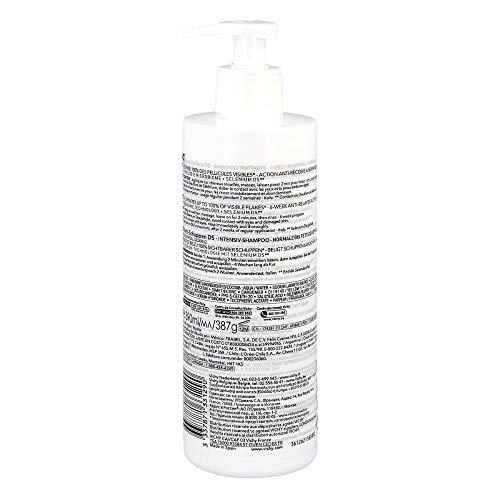 VICHY Champú antigrasa Dercos para el cuero cabelludo, 390 ml