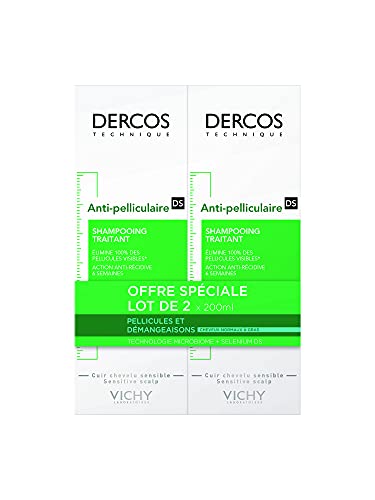 Vichy Dercos Anti-Caspa Avanzada Acción Champú Normal a Grasa 2 x 200ml