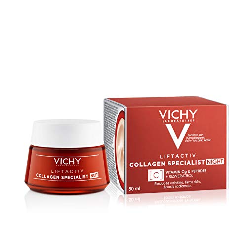 Vichy Liftactiv Collagen Specialist - Crema Notte Antirughe, 50ml