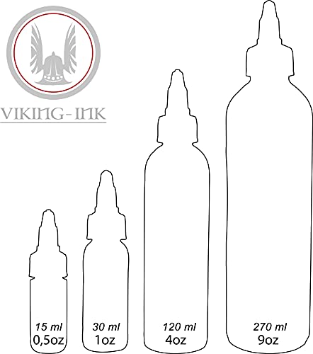 VIKING INK Tinta KIT 3 ud CLEAR SHADOW para tatuaje 120ml