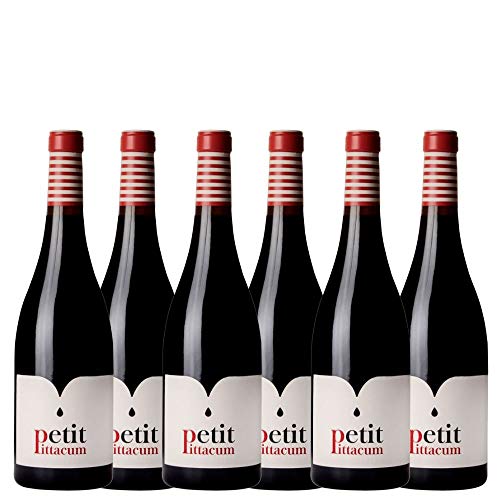 Vino tinto Petit Pittacum | 100% Mencía | Pack de 6 botellas