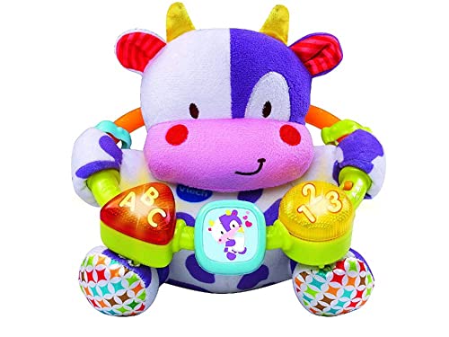 VTech- Vaca muusical Peluche Interactivo de Bebe con Suaves, Multicolor, única (3480-166022)