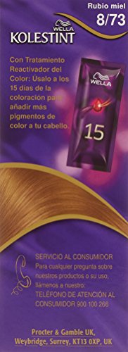 Wella Kolestint Tinte De Cabello Kit, Tono 873 Rubio Miel 210 g