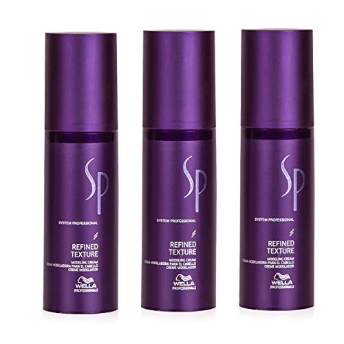 Wella - Set de SP Styling Refined Texture, crema moldeadora para el cabello, 3 x 75 ml