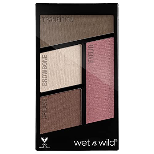 Wet n Wild - Color Icon Eyeshadow Quads - Pequeña Paleta De Sombras De Ojos Con Una Mezcla De Sombras Brillantes Y Mates, De Larga Duración Y Fáciles De Mezclar -, Sweet As Candy