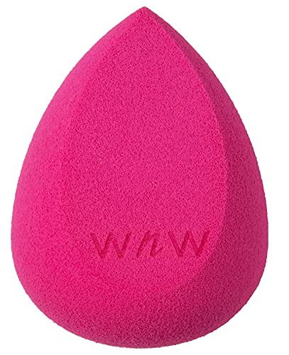 Wet n Wild - Makeup Sponge Applicator - Esponja de Maquillaje Profesional sin Bordes con Forma de Huevo - con Punta para Llegar a las Zonas Difíciles y con Lado Plano para Aplicar de Manera Uniforme