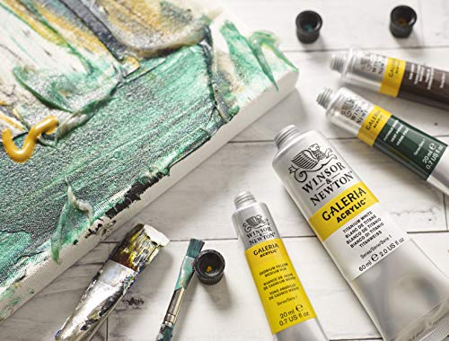 Winsor & Newton Galería - Pintura Acrílica , 60 ml, Amarillo (Lemon Yellow)