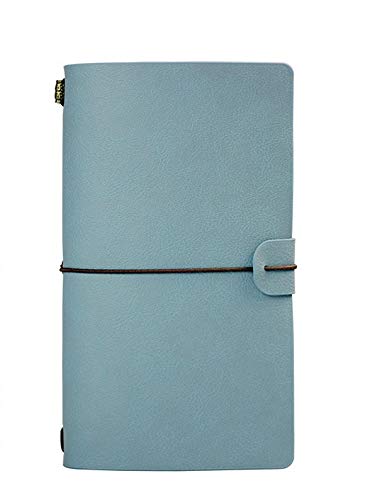 Woonn Cuaderno para estudiantes, tamaño A6, pequeño, cuaderno de viaje, cuaderno creativo, páginas interiores C, 72 de tapa dura, regalo para hombres, mujeres y estudiantes