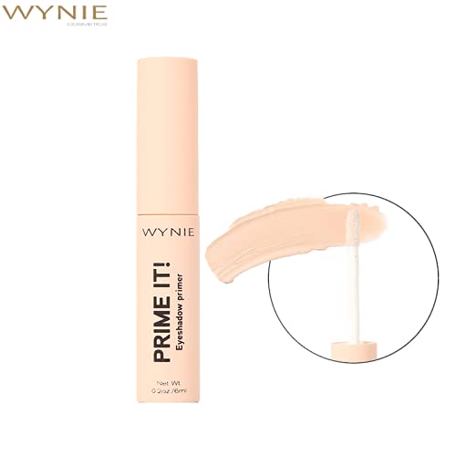 WYNIE Prebase de Sombra de Ojos Prebase de Maquillaje Alarga la Duración Primer para Párpados Color Natural - 6 ml