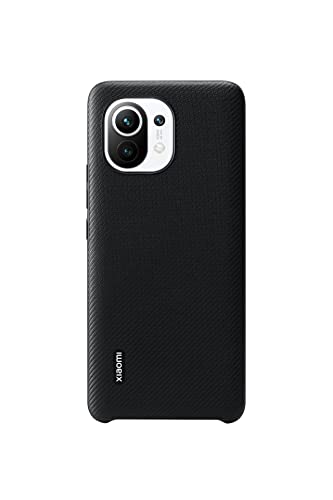 XIAOMI Vegan Leather Case MI11 Rugged Carbon Black