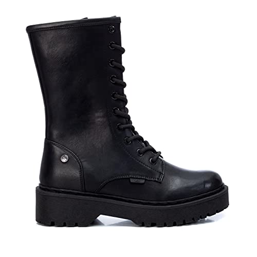 XTI 43483, Botas Cortas al Tobillo Mujer, Negro, 39 EU