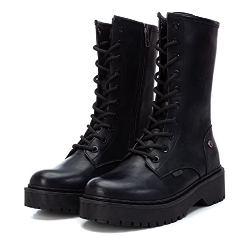 XTI 43483, Botas Cortas al Tobillo Mujer, Negro, 39 EU