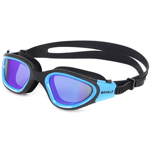 YaLuoUK JINGDU Mik - Gafas de natación para adultos y adultos, protección UV, impermeables, ajustables, gafas de natación