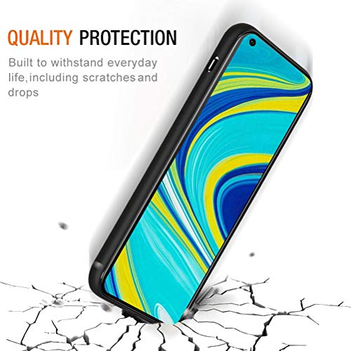 Yoedge Funda para Xiaomi Redmi Note 9 (4G) 6,53", Ultra Slim Cárcasa Silicona Negro con Dibujos Animados Diseño Patrón Antigolpes Grados Resistente Case Cover para Redmi 10X 4G, Estampado de Cebra