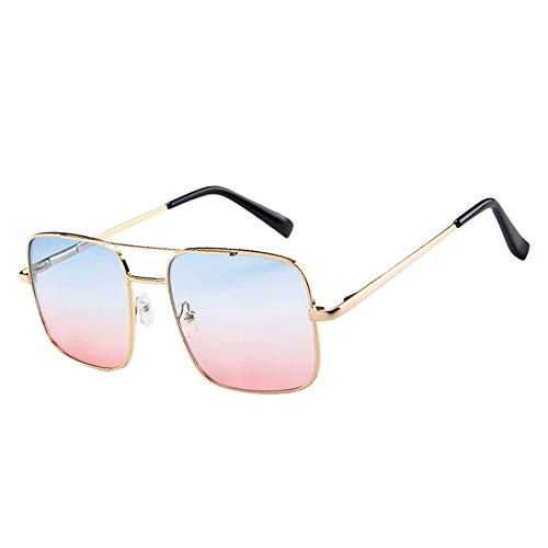 ZEZKT gafas de sol para hombre y mujer moda casual elegante sunglasses nuevas gafas de sol unisex uv polarizado piloto clásica vintage retro gafas Rojo 41