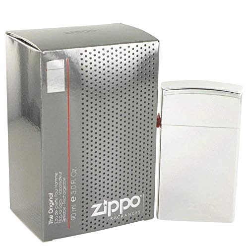 Zippo Silver by Zippo Eau De Toilette Refillable Spray 3 oz / 90 ml (Men)