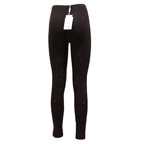 0370Q LEGGINGS BLUGIRL FOLIES nero pantalone donna trouser woman [42]