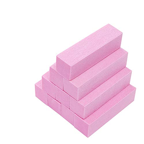 10 PCS Bloque Pulido limas de uñas,Bloque de Lima para Uñas Lijado en Bloque, Esponja, Tampones para Uñas, Archivos, Manicura, Pedicura Pulido