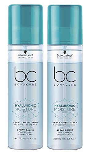 2 acondicionadores Moisture Kick Spray Hyaluronic Bonacure para cabello seco, 200 ml