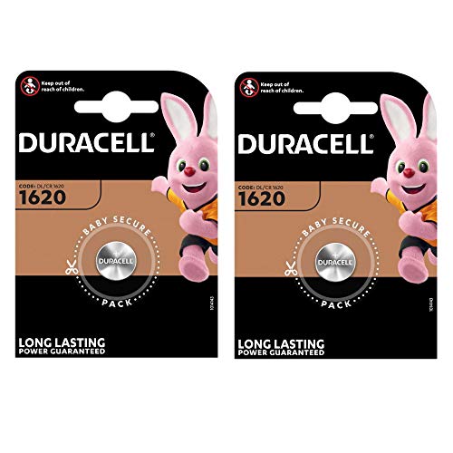 2 Pilas DURACELL Pilas 1620 Litio CR1620 DL1620 ECR1620