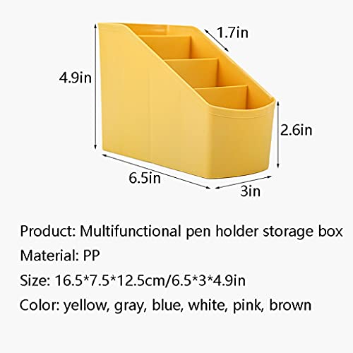 3190 Creativo Titular de la Pluma Multifuncional, Soporte de lápiz de Gran Capacidad Lindo Simple Simple Moderno, Paquete de Almacenamiento de Pincel de Maquillaje de Escritorio-2 Paquetes Regalo