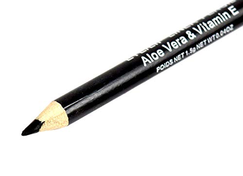 3pcs profesional suave negro impermeable delineador de ojos lápiz delineador de cejas belleza maquillaje herramienta