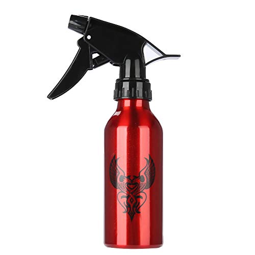 4 Colores 250ml Frascos de spray Botella pulverizador Agua peluqueria, Pulverizador de Rociar Agua para Peluquería Salón Peluquero Herramientas de rociador (Rot)