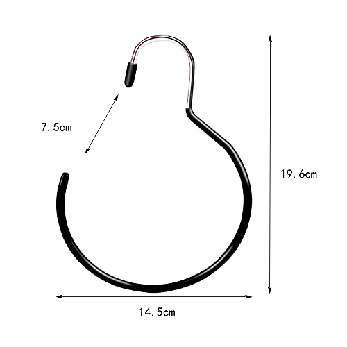 5 Pcs Percha de Cinturón, Colgador Corbata Estante Percha,Cinturón Soporte Corbatas con Gancho para, Soporte para Bufanda Colgador Bufanda Chal Corbata